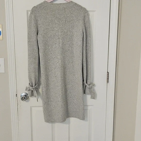 LOFT Gray Long Sleeve Sweater Dress - Picture 5 of 6
